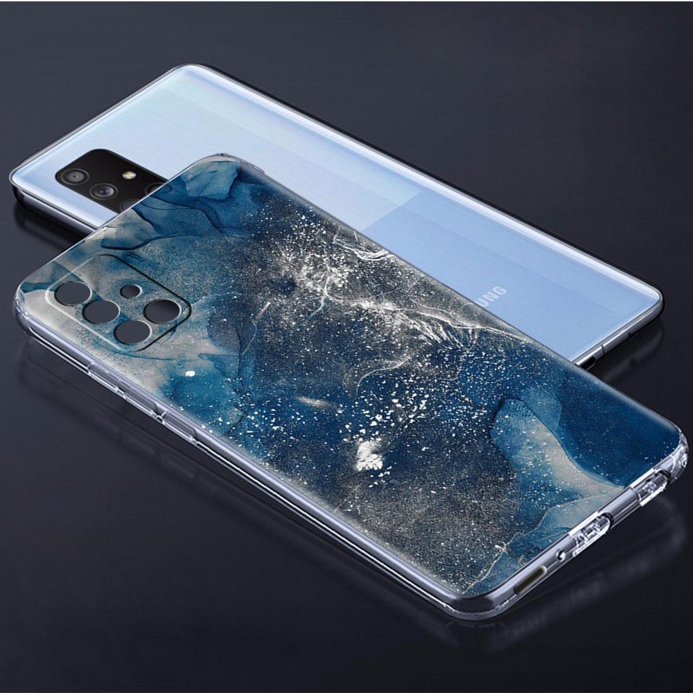 Прозрачный чехол с мраморным рисунком для Samsung Galaxy A52 A12 A51 A32 A21s A71 A32 A22 A50 A70 A31 A72 5G