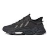 adidas Originals Ozweego Тканевые Спортивные Повседневные Нескользящие Дышащие Кроссовки с Низким Верхом для Образа Жизни Унисекс Черные H04240