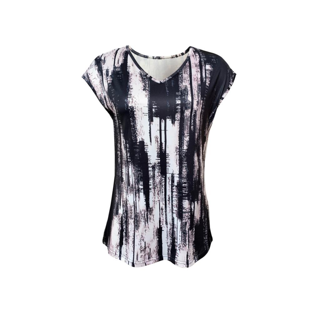 Женская летняя рабочая блузка с V-образным вырезом и коротким рукавом, рубашка с лацканами, топ-туника