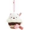 MO97101 Sumikko Gurashi Cafe Sumikko Chocolate Fair Hanging Stuffed Toy Polar BearChocolate Drink)
