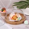 Acrylic Dessert Storage Tray Fruit Display Holder Dust-Proof Food Cover Food Cover Cake Bread Plate