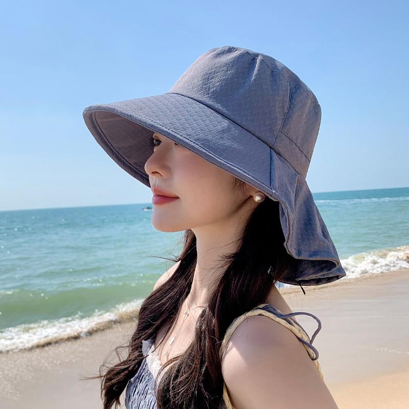 Женская модная шляпа от солнца с клапаном для защиты шеи и летних мероприятий на открытом воздухе