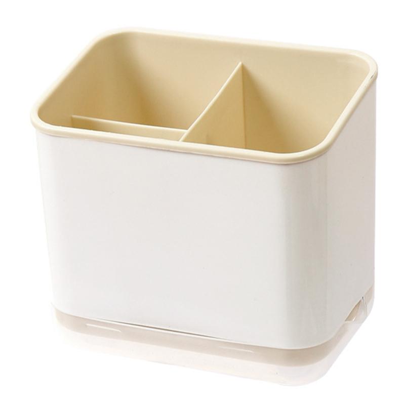 Double Layer Detachable Chopsticks Cage Multifunctional Spoon Fork Storage Holder Cutlery Drain Rack Organizer Kitchen Utensils