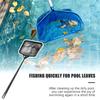 Mini Pool Skimmer Net Fine Mesh Solid Plastic Frame Portable Large Capacity Heavy Duty Leaf Fine Debris Pool Cleaning Net Pool Accessories