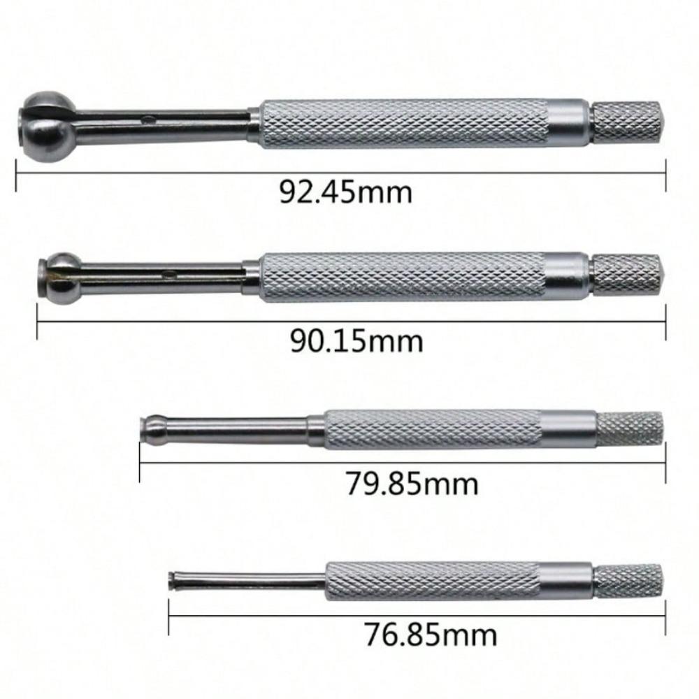 4 SMALL HOLE GAUGE Telescoping Gauges SET FULL BALL TYPE GAUGE 0.125 - 0.5" 4pcs Full-Ball Small Bore Hole Precision Gage
