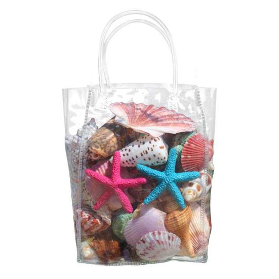 1 Bag Natural Seashells Mixed Ocean Shells Starfish Conch Various Sizes Seashells Set for DIY Crafts Beach Theme Party Fish Tank Filling