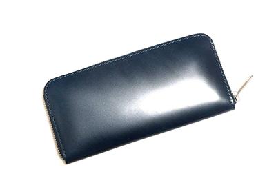 Кошелек из кордовской кожи Tochigi Leather Shinki Horsehide Round Zip Long Wallet Long Wallet Horse Leather Натуральная кожа Сделано в Японии [Кордовская