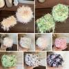 DIY Knitting Wool Soft Mixed Yarn Knitting Scarves Multi-Color Mix Weaving Mixed Floral Cute Knitting Pastoral Style 50g