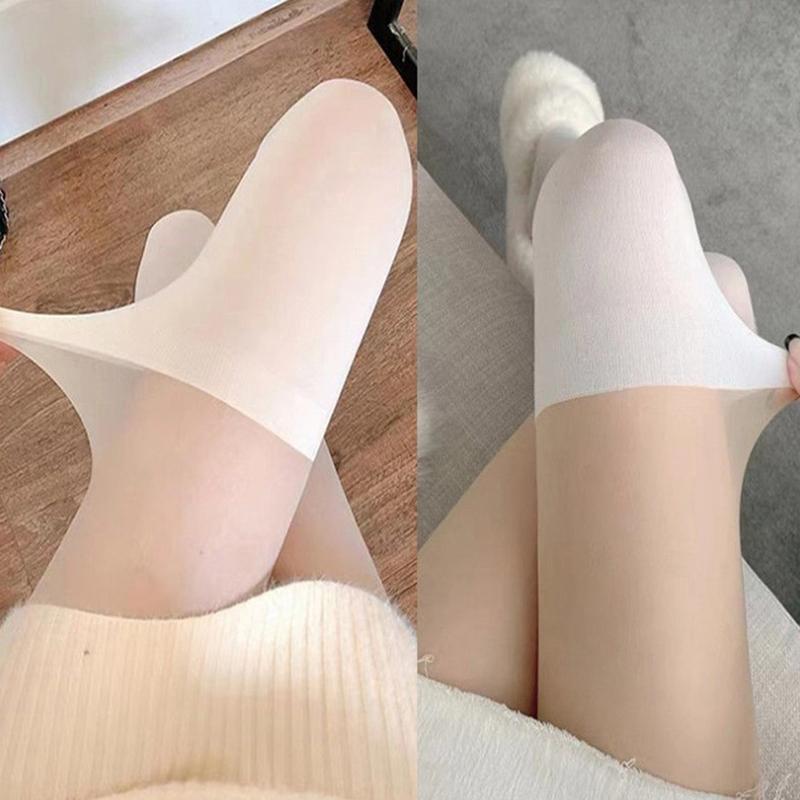 Sexy Patchwork Color Womens Pantyhose Fake Stockings Thighs High Stocking Black Color Silk Socks Japanese Style Jk Sock