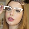 New Cat Eye Reading Glasses Women High Definition Metal Frame Anti Blue Light Eyewear Prescription Eyeglass +1.0 +1.5 +2.0 To4.0