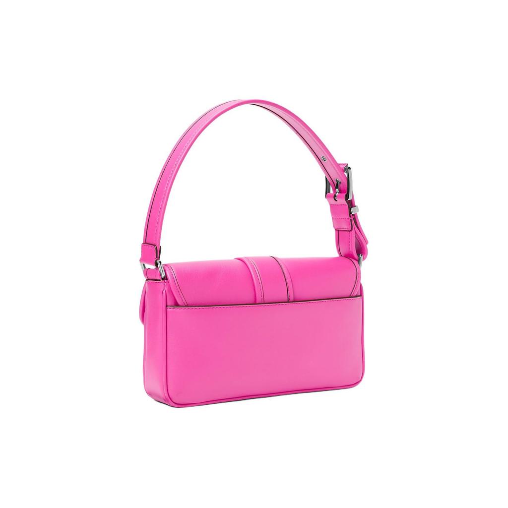 Michael Kors MK Colby Flap Closure Adjustable Shoulder Strap Leather Tote Shoulder Bag Medium Women bags Cherry 30S4SBAL2L-CERISE