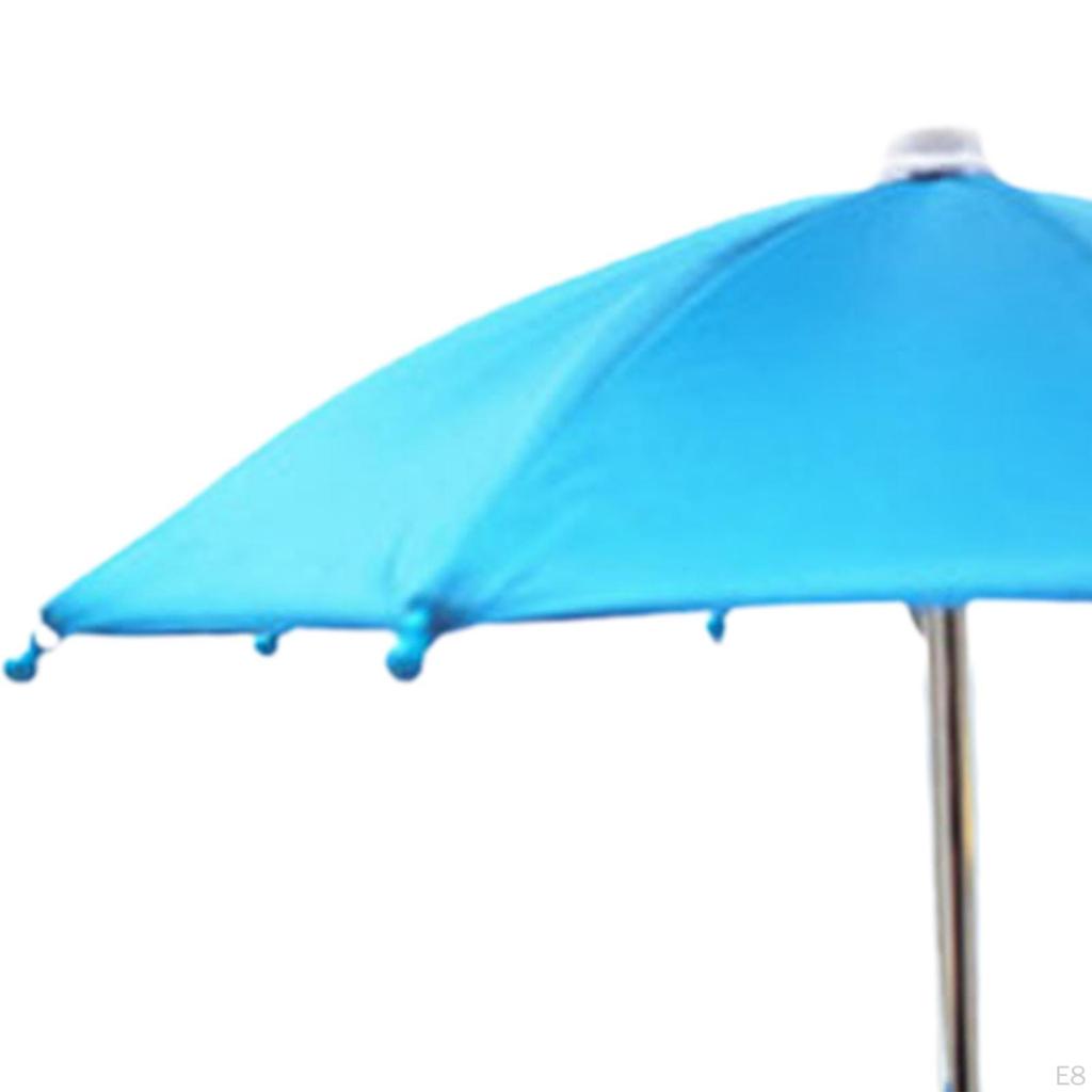 Mobile Phone Umbrella Stand, with Suction Cup Mount Durable Material Adjustable Outdoor Lightweight