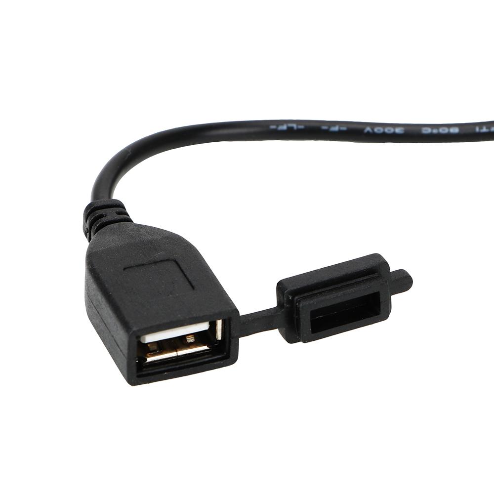 Зарядное устройство USB для руля мотоцикла, USB-розетка для телефона, GPS, адаптер DC 5V 2A, USB-конвертер, розетка питания