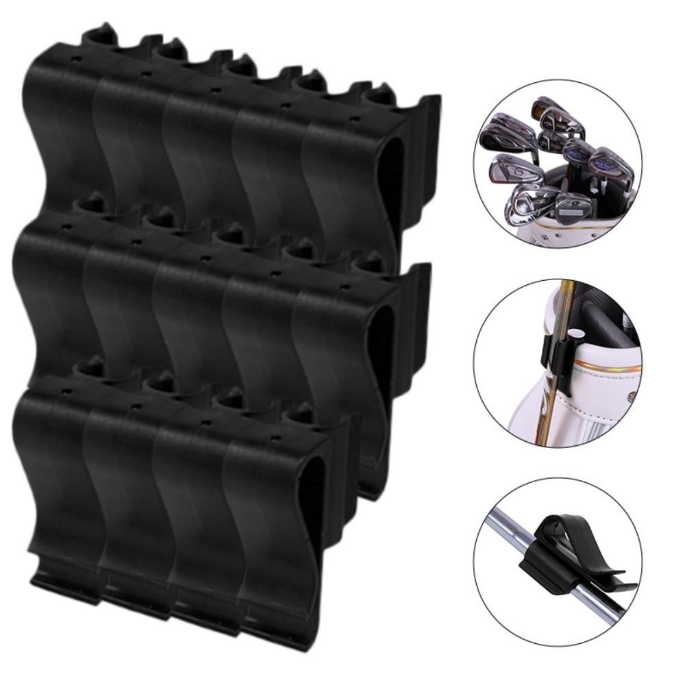 14PCS Compact Design Golf Club Holder Clip-On Mount Putter Holder Iron Holder Club Organization