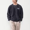 Converse Sweatshirts Unisex Blue Gray Crew Neck Moderate UCJ123-023