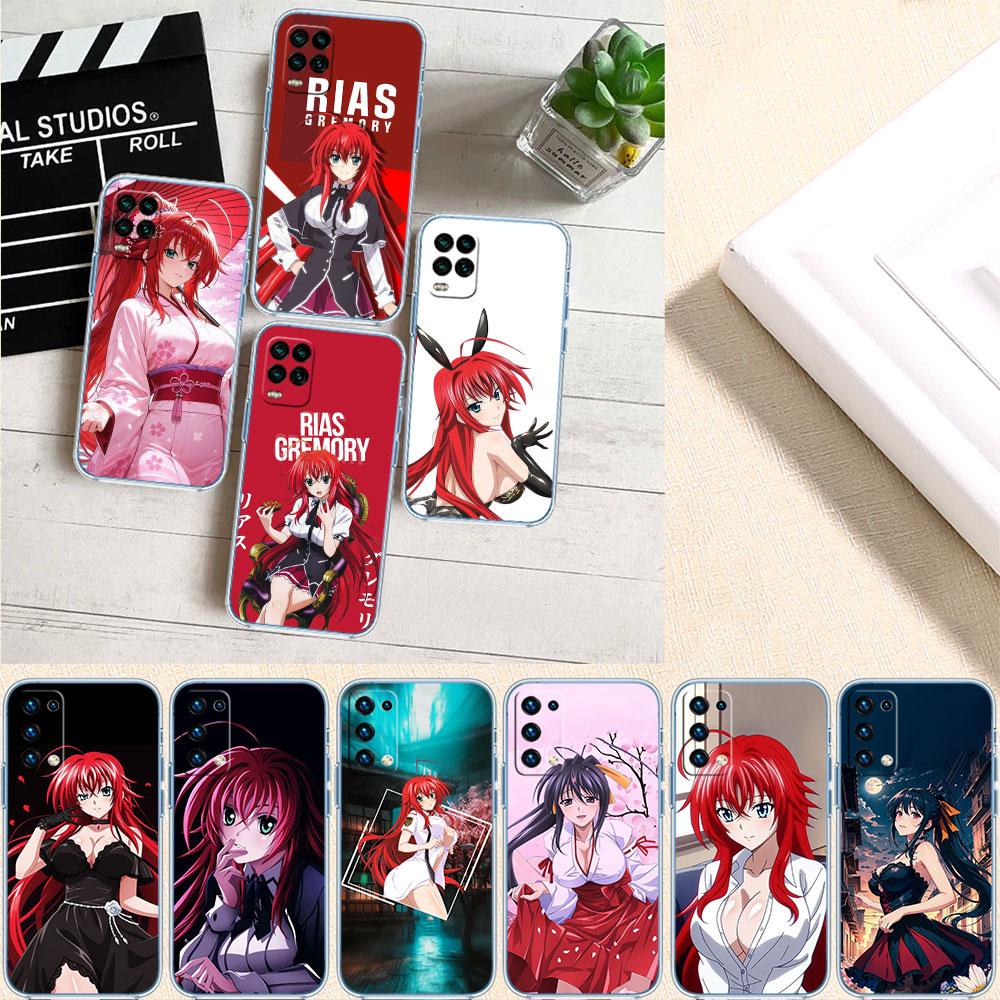 LO84 Rias Gremory Phone Case for Motorola Moto E13 E15 E20 E22 E22I E22S E30 E32 E40 E7 E7I G Plus Power Play Stylus G22 G14