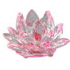 Trendshome Artificial Quartz Crystal Lotus Flower Figurine Wedding Party Decor Souvenir