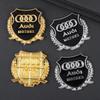 1/2PCS 3D Metal Car Body Trunk Sticker Auto Emblem Decal Accessories For  Audi V6T A4 A1 Q3 A5 Q5 Q7 S5 A6 V6T S8 V8T Car Styling