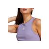 Adidas Originals Adicolor Essentials Ribbed Logo Tank Top Women Tops Magic-Light-Purple IB9112
