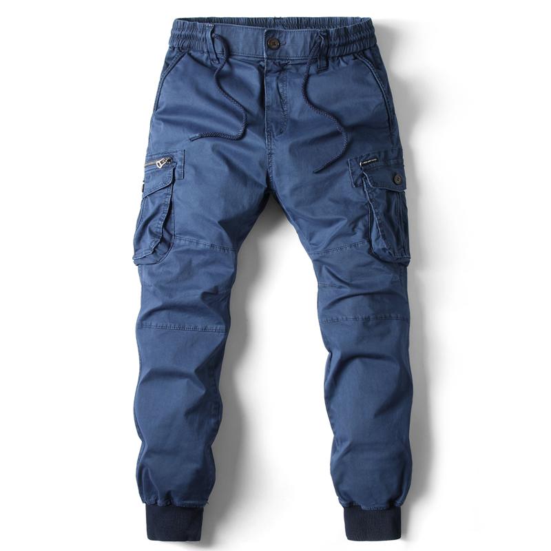 Cargo Pants Men Jogging Casual Pants Cotton Full Length Mens Streetwear Mens Work Tracksuit Trousers Plus Size