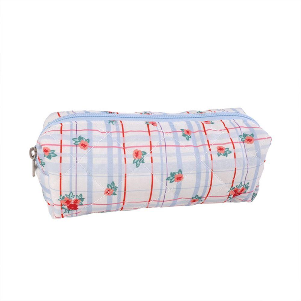 Cotton Pencil Case Portable Stationery Pouch Zipper Design Pen Bag  Back To School Gift