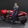 Final Fantasy VII Remake PLAY ARTS Kai Roche Bike SET ПВХ окрашенная подвижная фигурка и