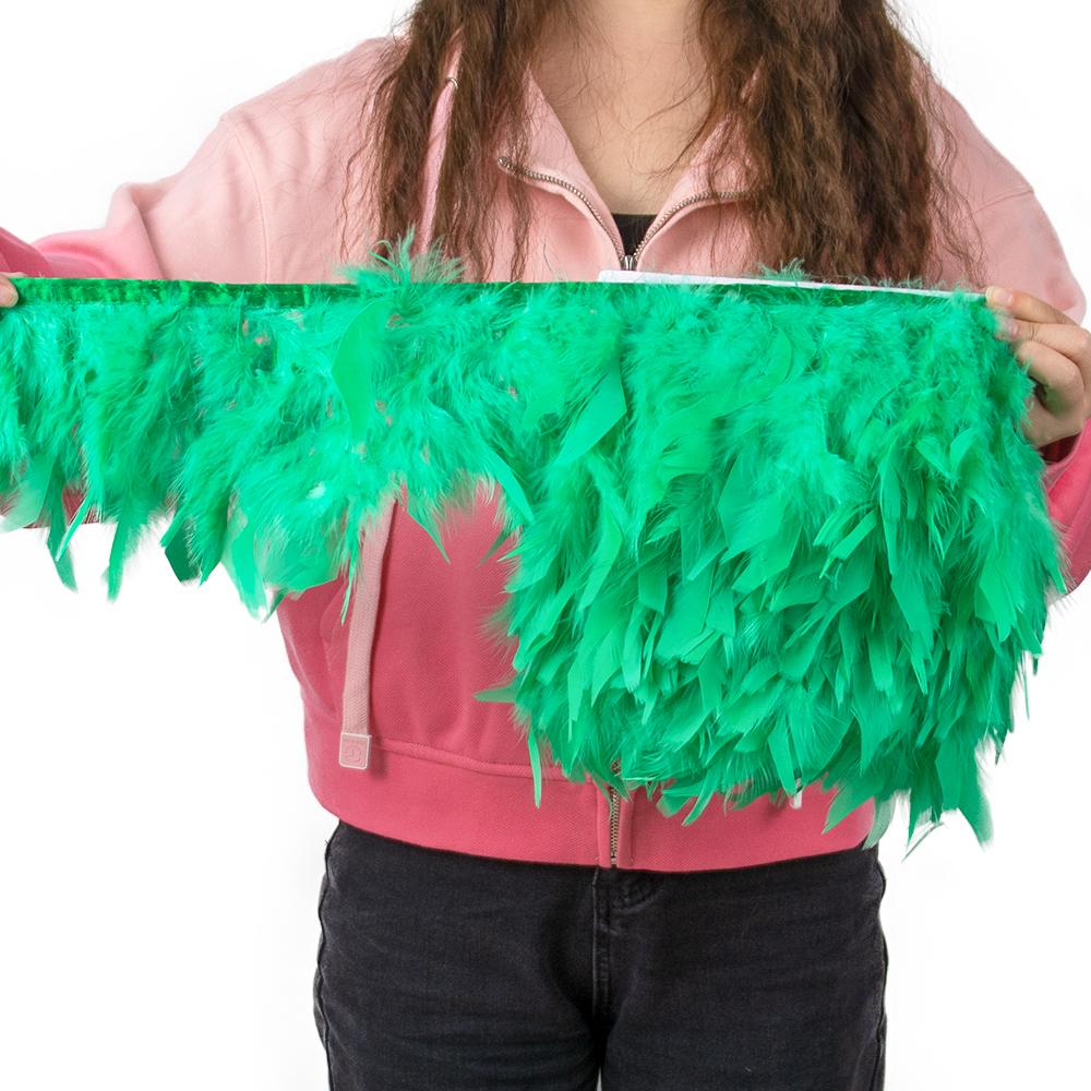 Разноцветная натуральная отделка из перьев индейки, лента из перьев марабу, украшение для свадебного платья, юбки, шитье, рукоделие 10-15 см