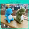 Милый плюшевый брелок в виде мультяшного динозавра для девочек, мягкая милая игрушка в подарок