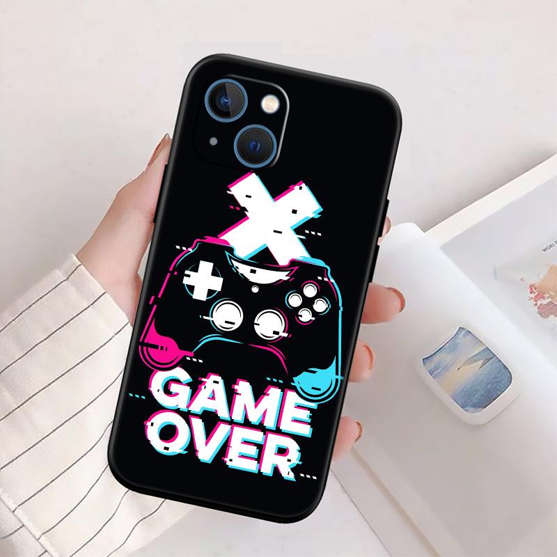QE30 Game Over Phone Case for OPPO A40 A60 A80 A15 A16 A16K A12 A17 A17K A54 A54S A53 A53S A55 A56 A57 A98 F23
