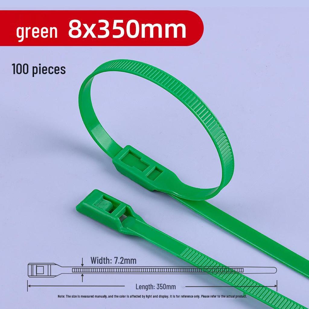 Нейлоновая самозатягивающаяся кабельная стяжка Naughty Castle для детского парка (8x350x400) - Особый цвет