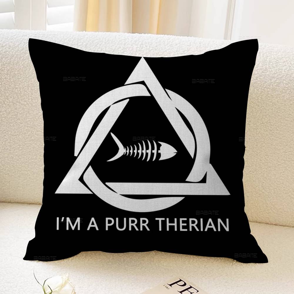 Therian Delta Logo Personalized Pillow Cover Kids Bedroom Wild Party Decor Pillowcase kid Birthday shower Gift