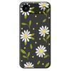 For iPhone 17 Air Case White Flowers Green Leaves Pattern Printing Straight Edge TPU Phone Back Cover
