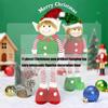 Stretchable Plush Doll Ornament Adjustable Height Telescoping Plush Figure Christmas Decoration for Living Room Bedroom