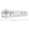 Aluminum Alloy RC Steering Servo Half Arm Horn 44mm 15T for HSP 1/5 Truck (Silver)