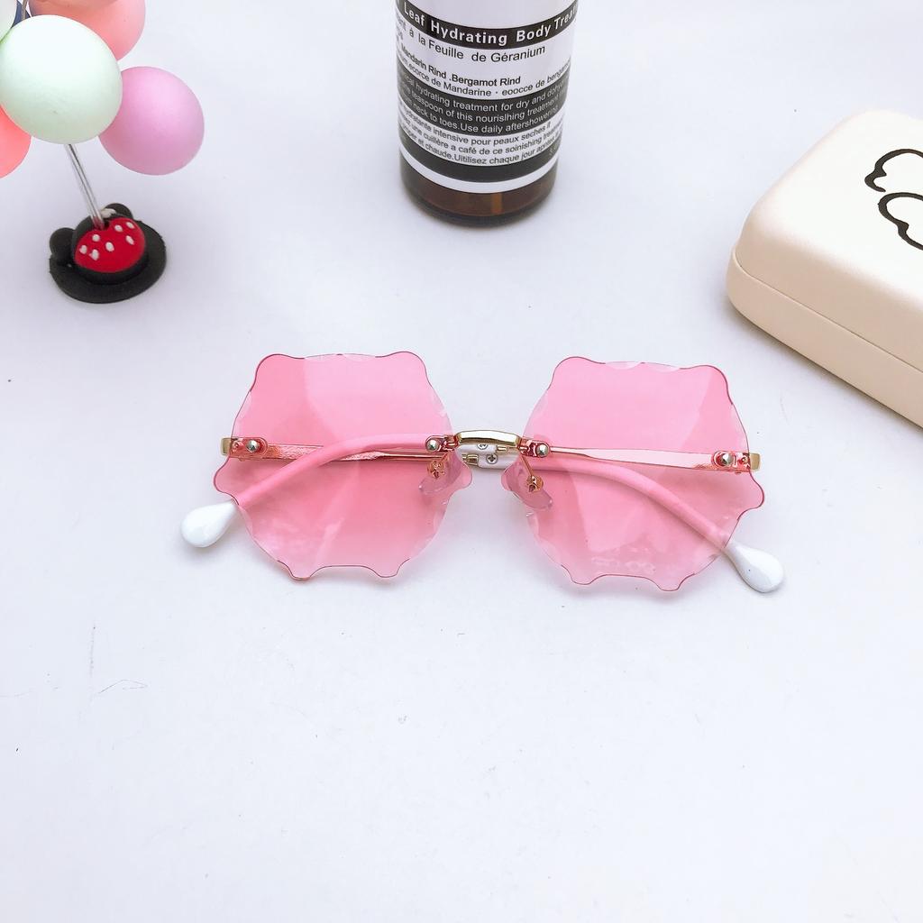 Персонализированные детские солнцезащитные очки Ocean Piece, круглые солнцезащитные очки Flower Waves, модные солнцезащитные очки для мальчиков и девочек