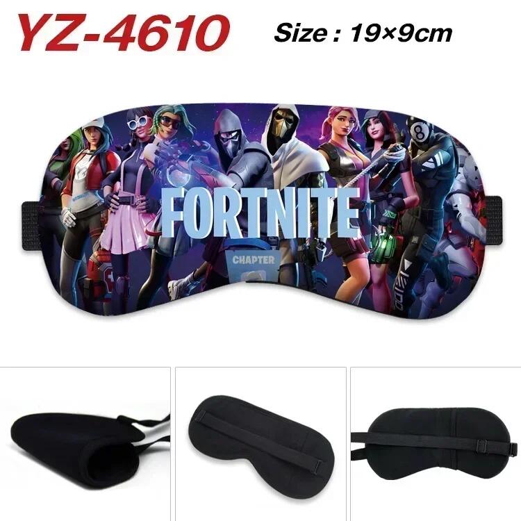 Маска для глаз Fortnite Дышащая Защита для глаз Мультяшный рисунок Затеняющая Повязка на глаза Шторка для сна Подарки