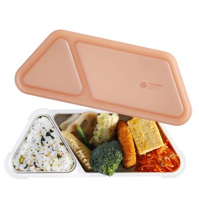 CB Japan Foodman Онигири Бенто Антибактериальный Тонкий Можно Носить Закрепленным с Двойной Герметизацией для Предотвращения DSK Box, 400 мл, Терракотовый, Дизайн, Вертикальный,
