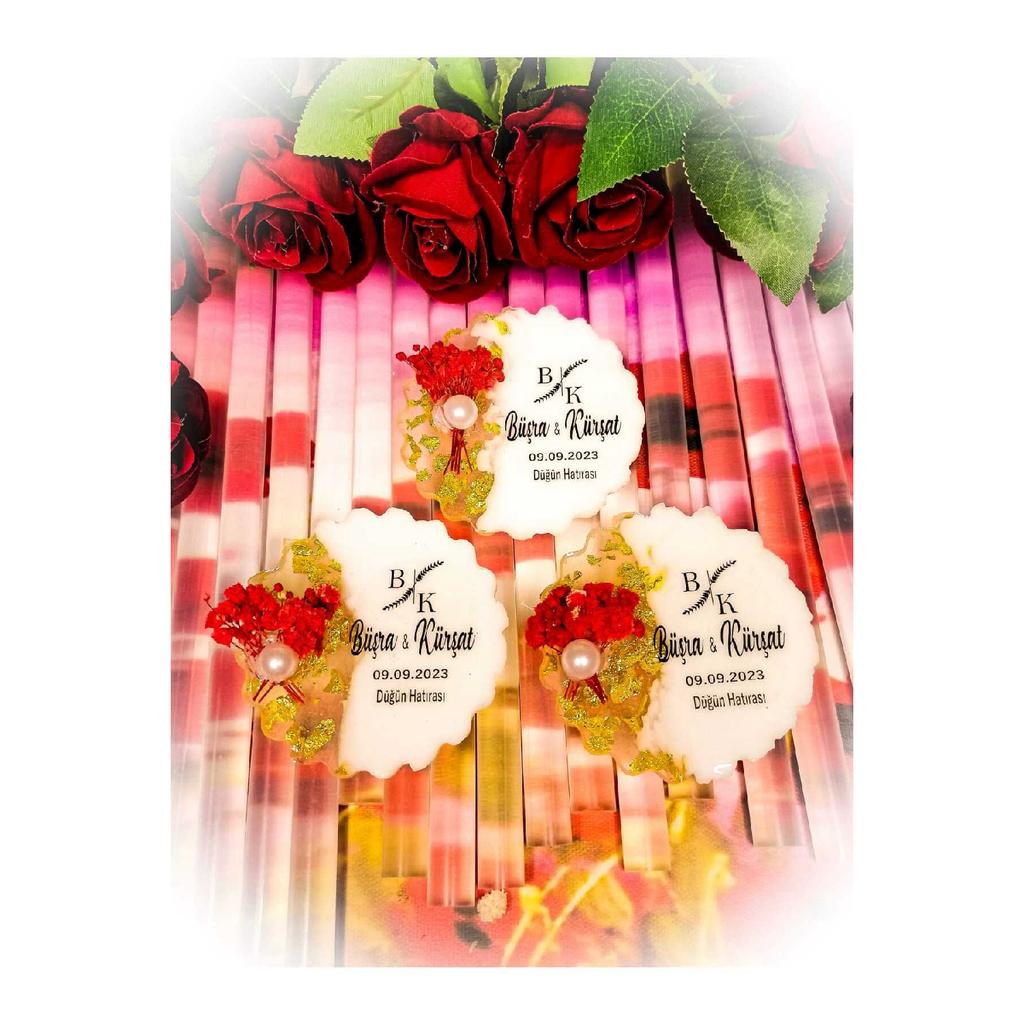 Свадьба, помолвка, обрезание, магнит на холодильник для особых случаев Магнит (В каждом заказе будет 25 штук.)