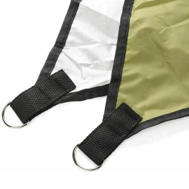 Уличный солнцезащитный козырек, легкий складной, водонепроницаемый, анти-УФ, тент для патио, навес, треугольный чехол