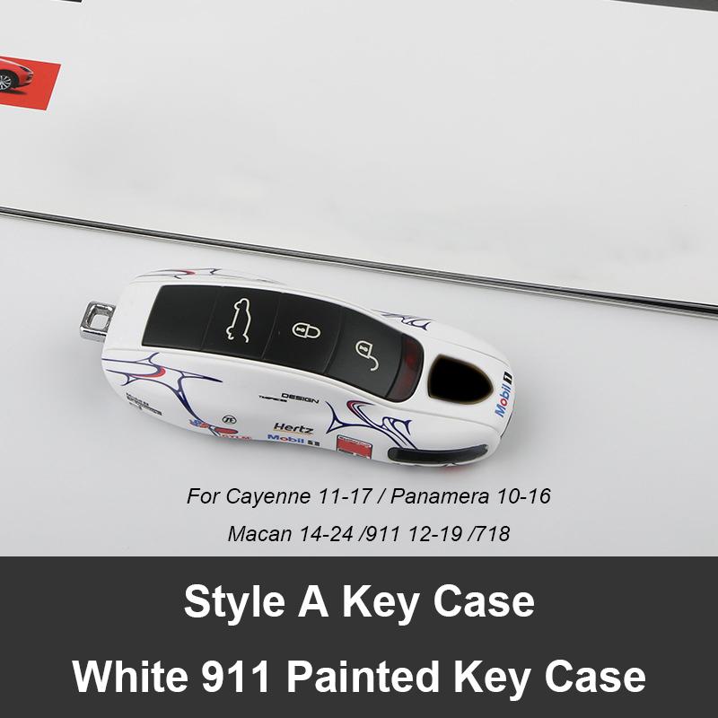 Для Porsche Panamera Cayenne Macan 718 Cayman Boxster 911 Taycan Автомобиль 92 Трек Чехол для Ключа Защитная Оболочка Чехол для Брелока Дистанционного Управления