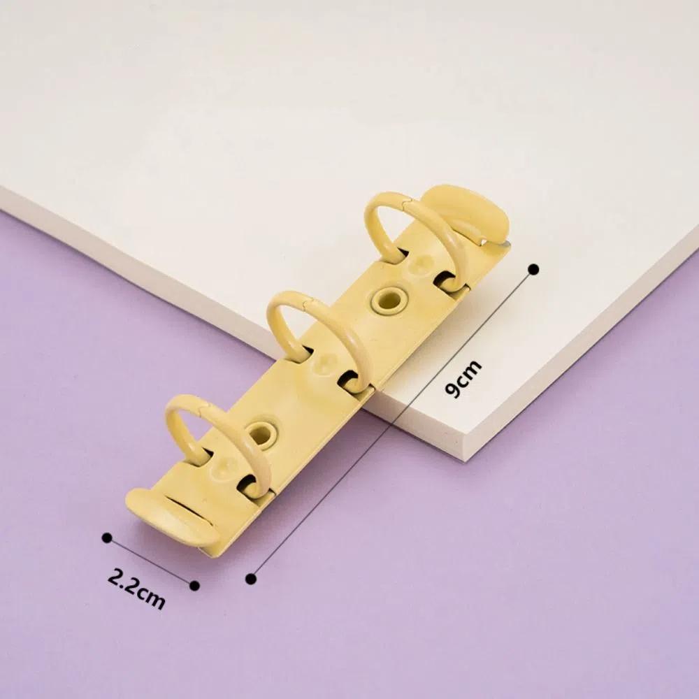 Сделай сам Металлические спиральные кольца Зажим для папки Съемные кольца для листов Блокнот Планировщик