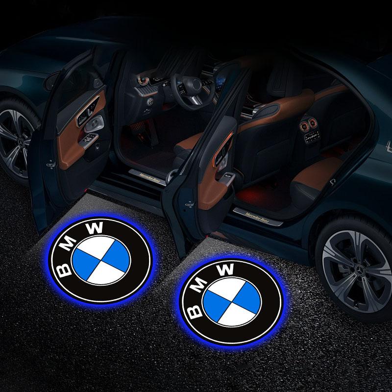2pcs HD Led Welcome Light Car Door Projector Lamps Car Accessories For BMW 3 5 6 7 Serie X3 X5 X6 M E70 E71 E90 E91 F30 F10 E92
