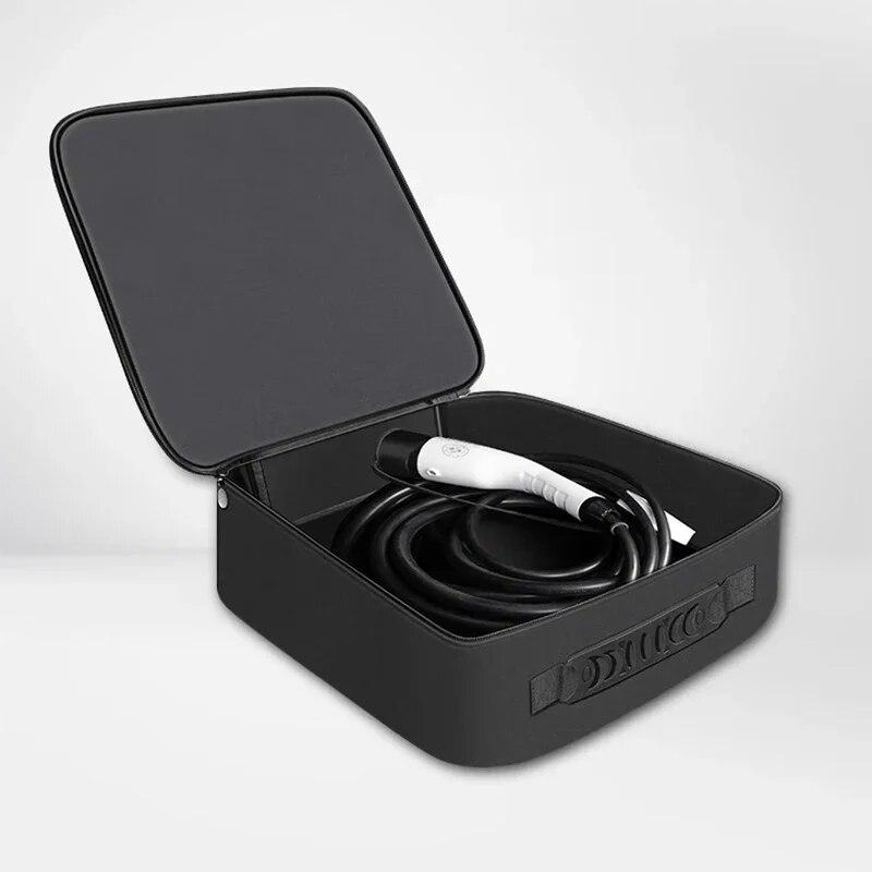 Портативная сумка для хранения автомобильного зарядного кабеля EV для BYD YUAN EV PRO 2021-2023, водонепроницаемая коробка для хранения багажника, аксессуар