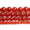 Красный сердолик оникс 15-дюймовые круглые бусины для изготовления ювелирных изделий 4/6/8/10/12 мм свободные бусины