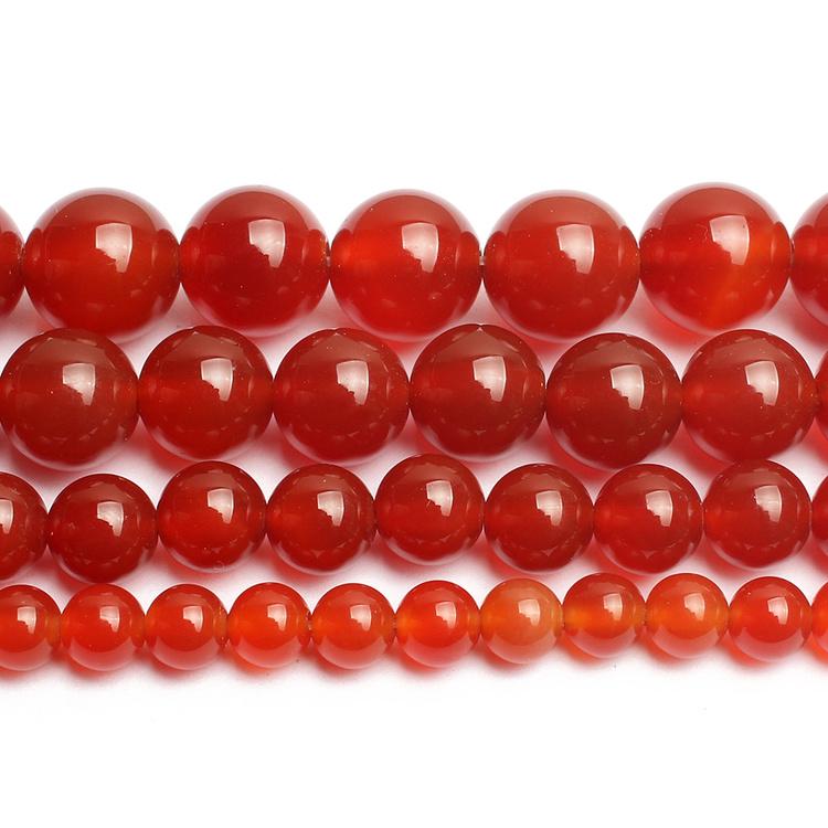 Красный сердолик оникс 15-дюймовые круглые бусины для изготовления ювелирных изделий 4/6/8/10/12 мм свободные бусины