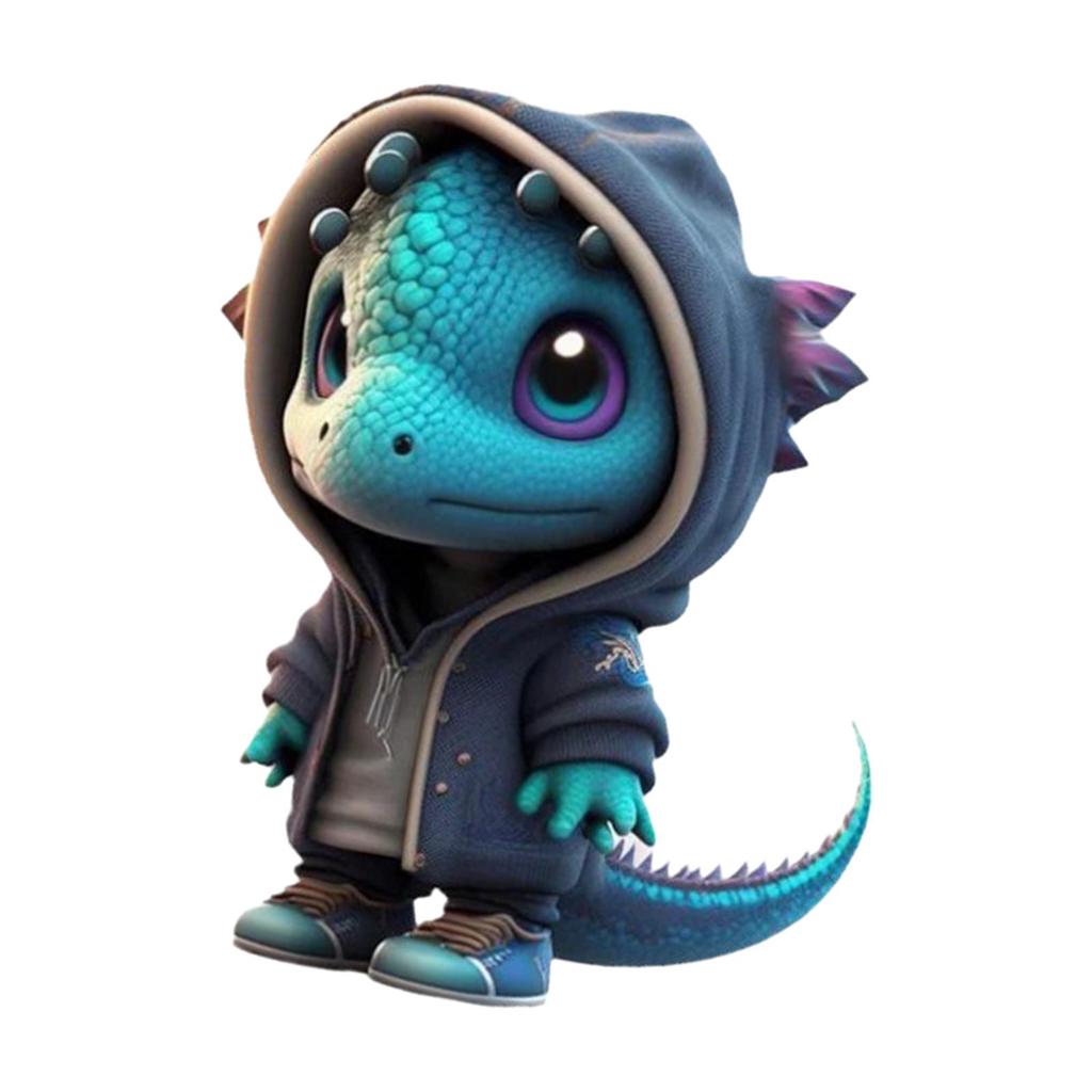 Статуэтка динозавра для стола из смолы, коллекционная фигурка, украшение Хэллоуина, эльф, для спальни, шкафа, книжной полки, ресторана, квартиры