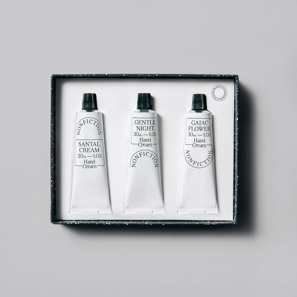 NONFICTION Hand Cream Mini Trio Set – Hydrating & Perfumed Travel Care, Korean
