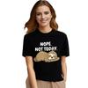 Cute Cartoon Sloth Print T-Shirt Women o-Neck Short Sleeve T Shirt Casual Top Tee For Girls Clothing