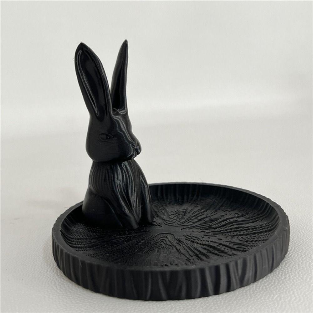 3D Printed Cat Jewelry Tray Rabbit Trinket Dish New Jewelry Storage Tray  Desktop Organization