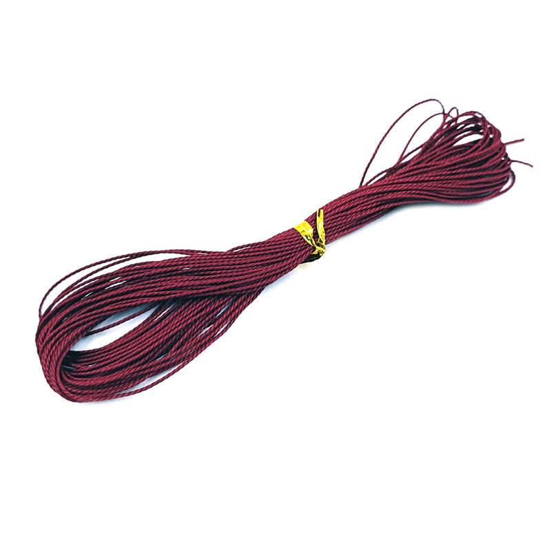 Нейлоновая веревка ручной работы DIY Ювелирный материал Нить Нейлоновая веревка 1 бар Восковая нить 1 мм * 9,5 м 1 бар Восковая нить Модная восковая нить Креативные аксессуары